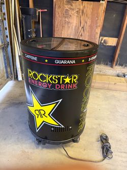 Rockstar mini fridge circular