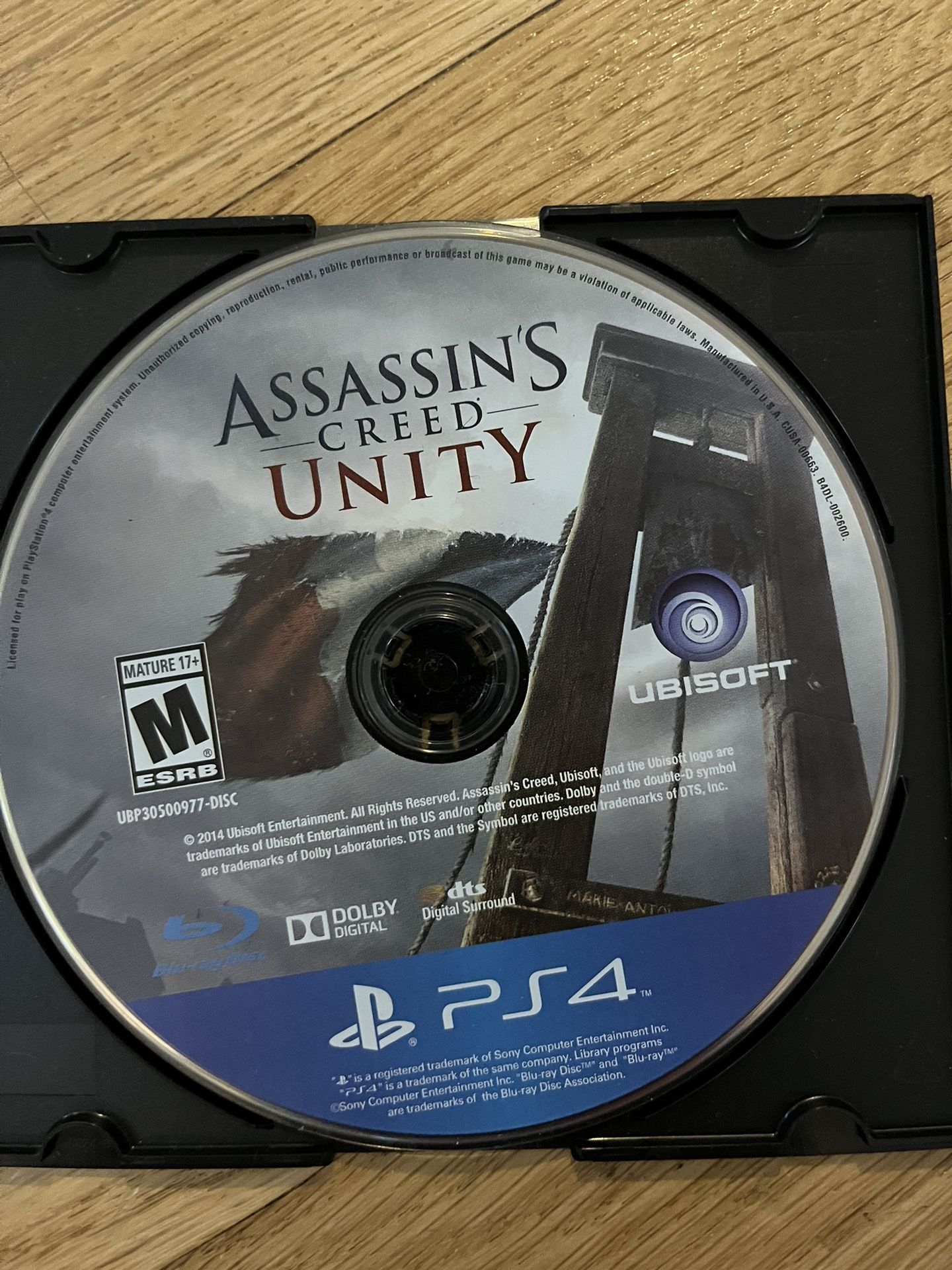 Assassins Creed Unity PS4