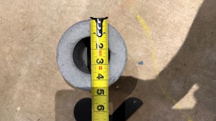 Personal concrete fire pit-like new