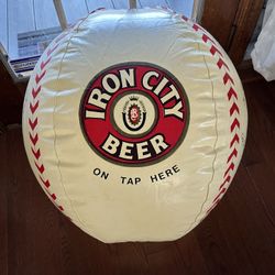 Large Iron City Blowup Baseball Decor