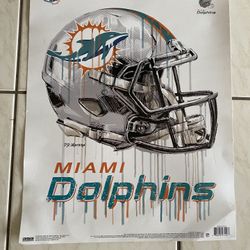 Miami Dolphins Poster $10 Each
