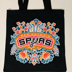 spurs tote bag
