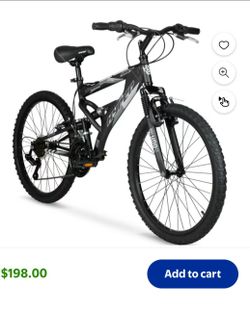 Hyper Bicycles 24" Havoc Mountain Bike, Black
