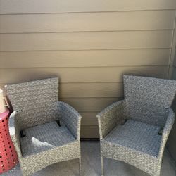 Outdoor Wicker Chairs 