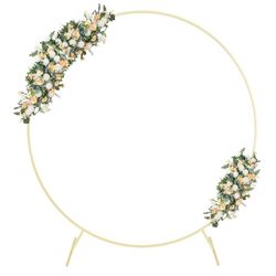 Round Backdrop Stand Metal Circle Balloon Arch Frame, Backdrop Stand Arch
