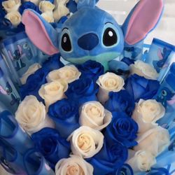Graduation Stitch Hello Kitty Snoopy Birthday Anniversary Bouquets Ramo Buchon