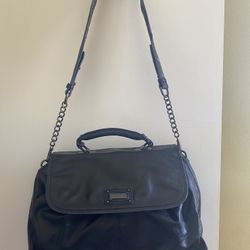 Black Leather Handbag