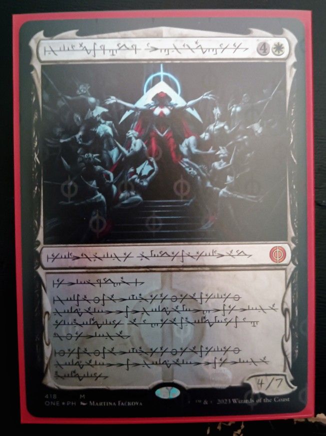 MTG, Elesh Norn Phyrexian Text Foil (Step-and-compleat) Magic Cards