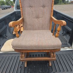 Vintage  Pine Rocking Chair