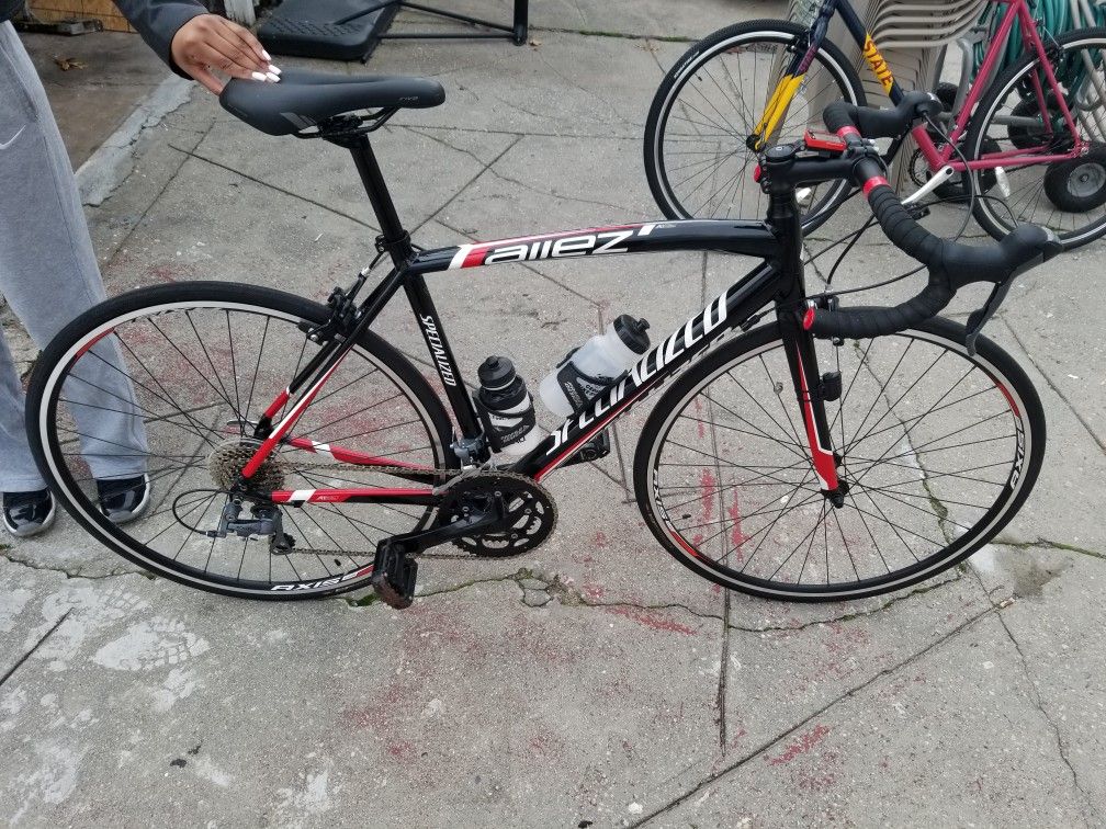 Red and black specialized bike size 54