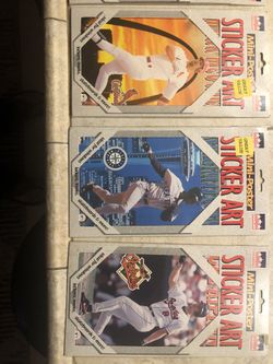 1998 mini poster sticker baseball classic