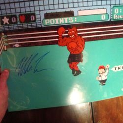 Signed Mike Tyson Poster 