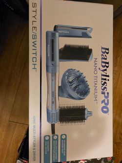 New BaBylissPRO Nano Titanium Style/Switch Ionic Multi-Styler