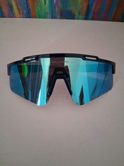 Ballhawks Sport Sunglasses Blue Mirror Lens