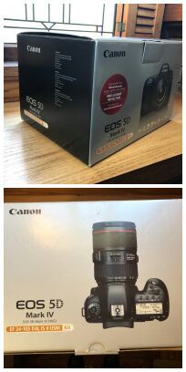 Brand NEW Canon Eos 5D Mark IV .24-105mm f/4L IS II USM lens