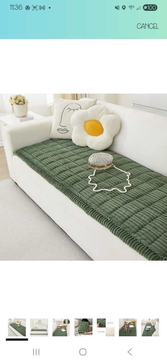 Fluffy Couch Protector For Pets - Dog Couch Cover
