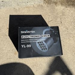 Signstek YL-99 Electronic Keypad Door Lock – NEW in Box