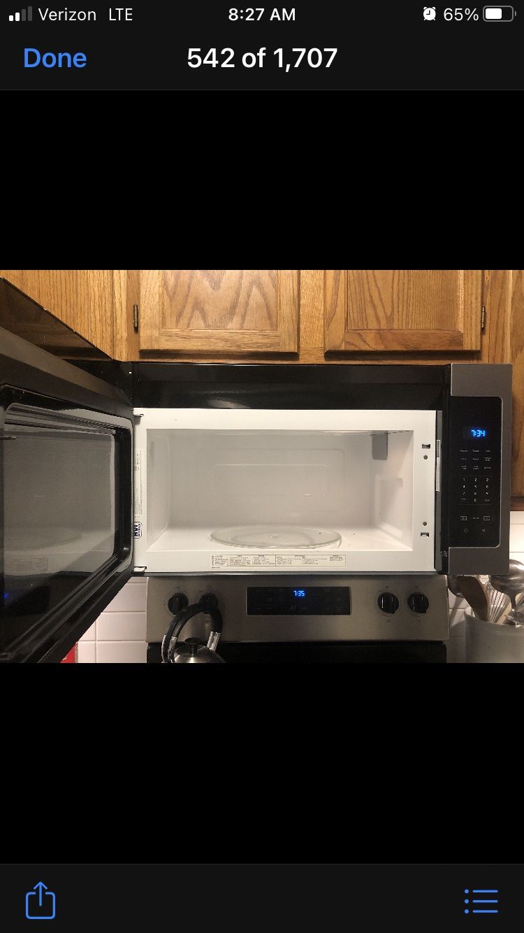 Wonderful Ratings !!! Like New-Under Cabinet Microwave 