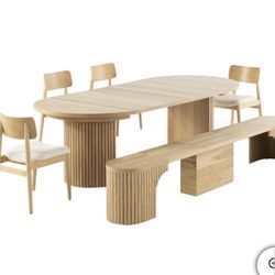 Transformer Table Extendable Round Dining Collection