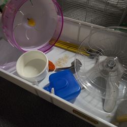 Hamster Cage And Supplies