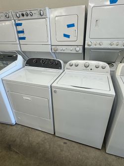Used Whirlpool Washer and Gas Dryer Top Load