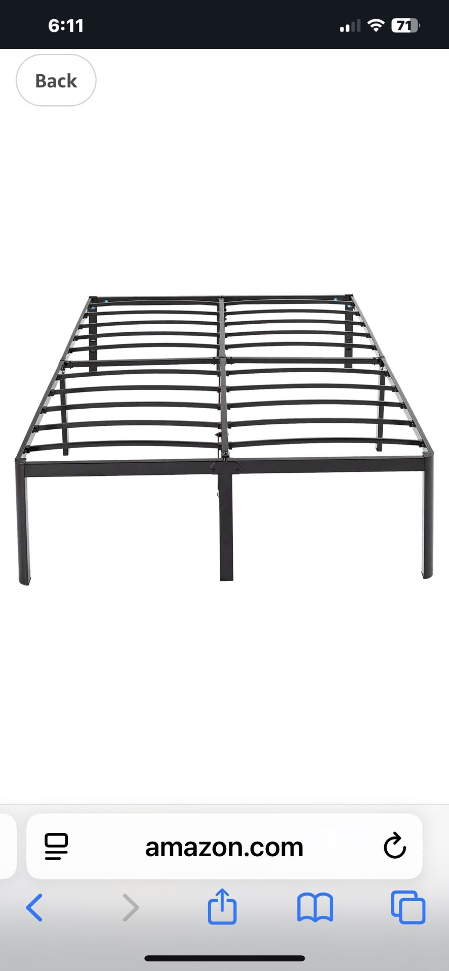 QUEEN BED FRAME NEW IN BOX