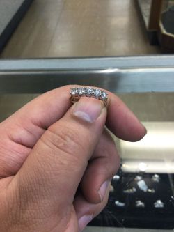 14KWG ladies Band Ring