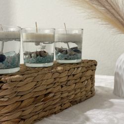 Ocean Theme Handmade Candle 