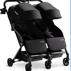 Mompush Lithe Double Stroller.