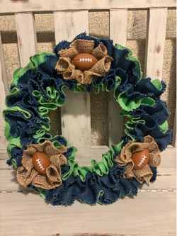 Seahawks wreath