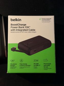 Belkin 10,000 mah fast charging powerbank