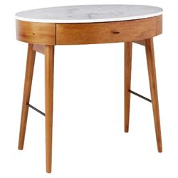 West Elm Penelope Marble Top Mini Desk