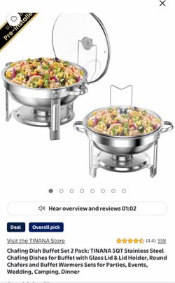 5 quart chafing dishes