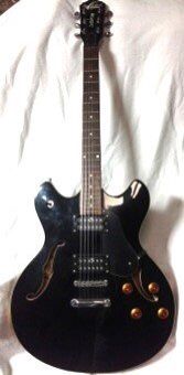 Oscar Schmidt "Delta King" semi-hollow body guitar