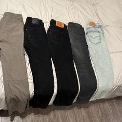 pac sun and levi’s 512