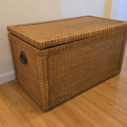 Large Wicker Hope Chest
