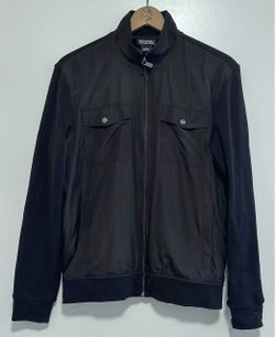 🧥 Michael Kors Large Black Jacket, Weatherproof, Microfiber (new)
