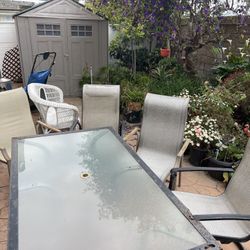  Patio Chairs /Wrecker Furniture /Small Table Perfect For Labor Day