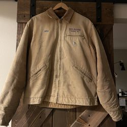 Tan Vintage Carhartt Detroit Jacket
