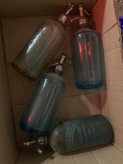 Old Seltzer Bottles For Sale