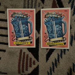1986 Garbage Pail Kids 189A 189B Trading Card Sticker 