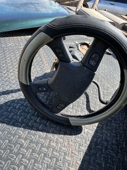 03 Chevy Tahoe steering wheel with column