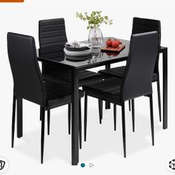 New Table For $249 Wht 4 Chairs Available 3 Colors