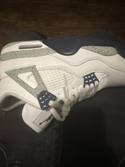 Navy Blue Jordan 4’s