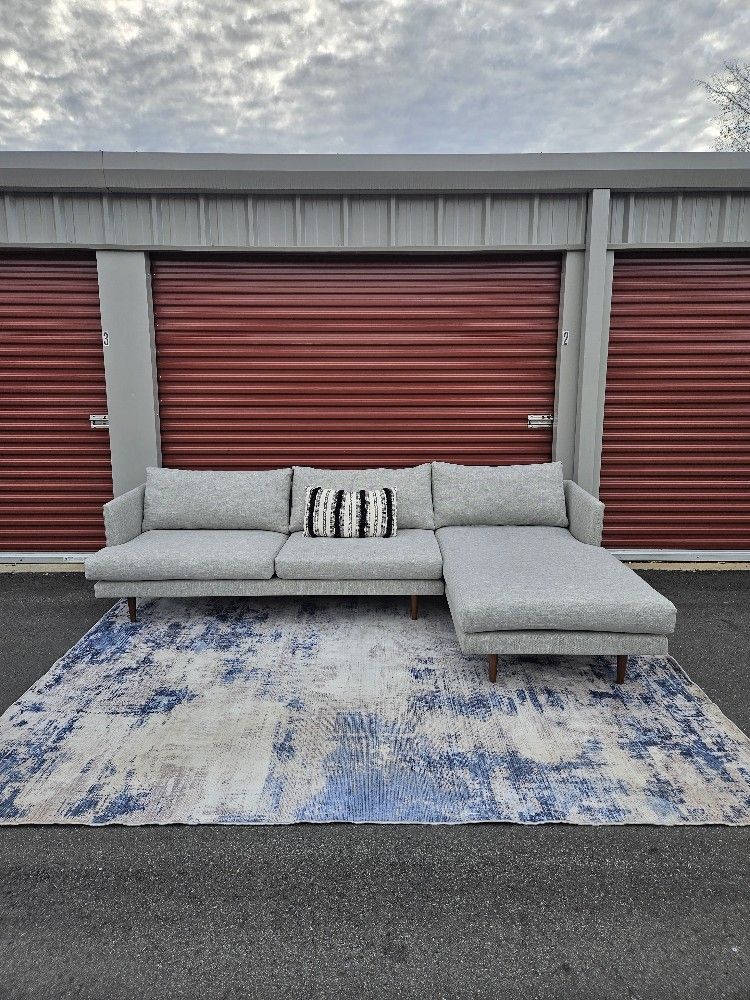 Free Delivery 🚚 Article Burrard Right-Facing Sectional – Seasalt Gray