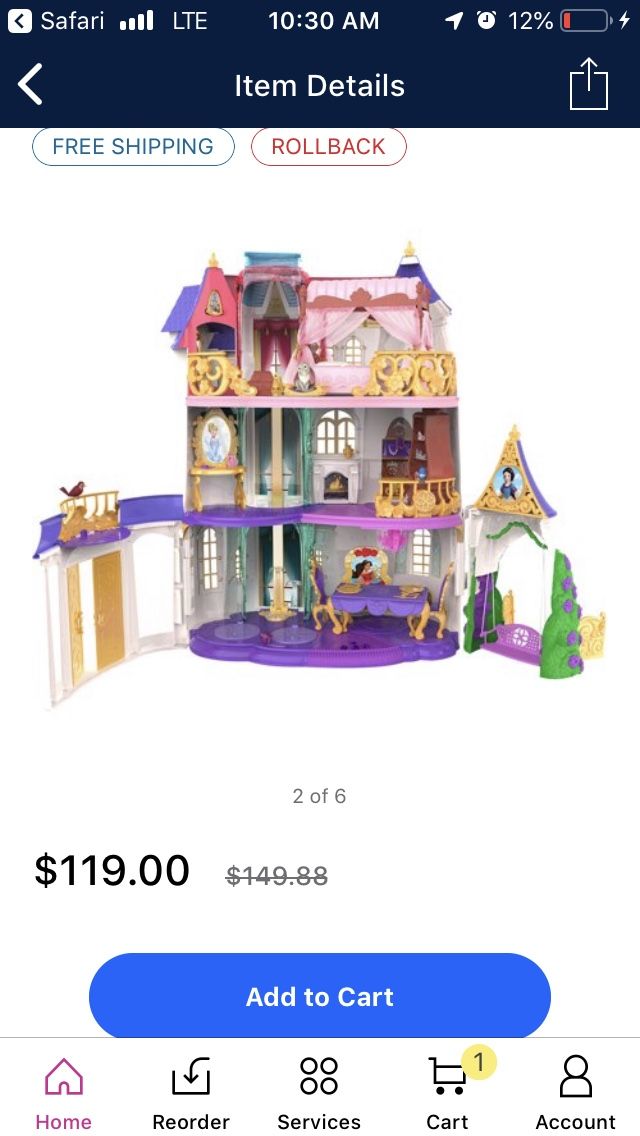 3 story Princess castle