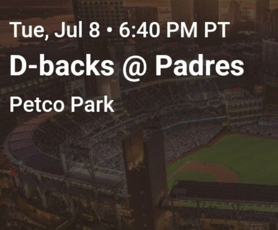 Padres Game 7/8/25