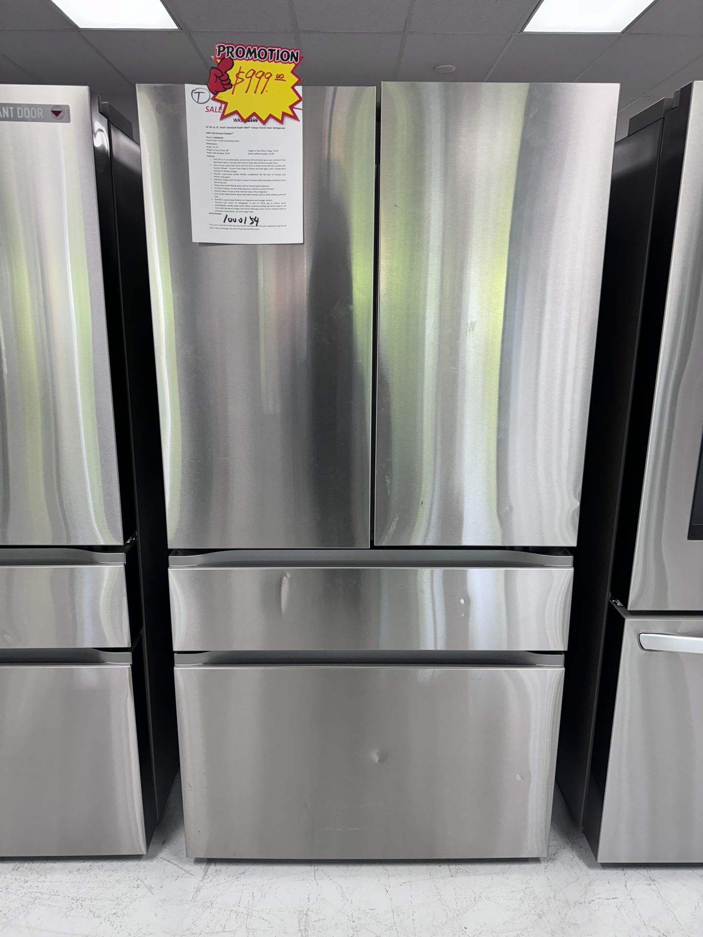 30 Cu.ft French Door Refrigerator With Full Convert Drawer 