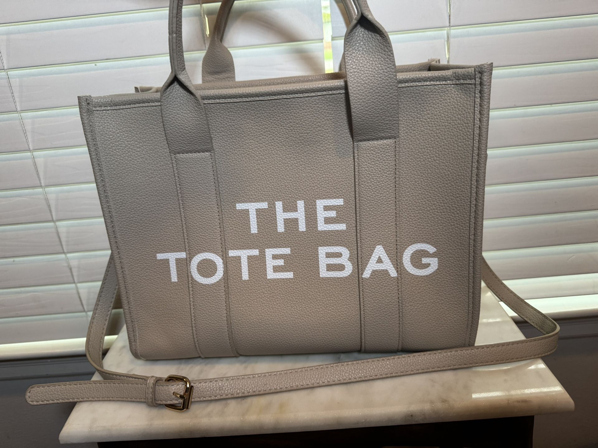 Gray Tote Bag