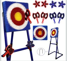 Axe Throwing Game for Backyard Bristle Target for Kids & Adults